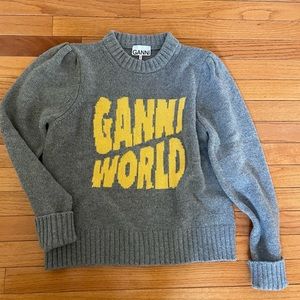 Ganni World Sweater size M